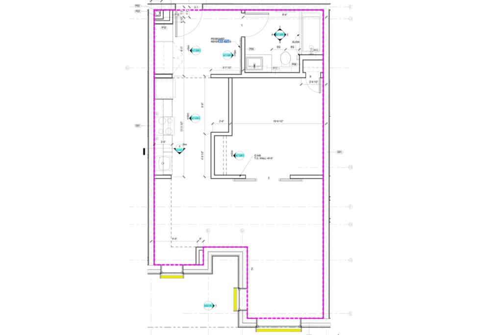 The Wellington - One Bedroom Floor Plan of The Mayer Suite
